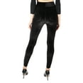 thumbnail image 4 of MeMoi Women's Velvet High-Waist Shaping Leggings - Womens - Female, 4 of 6