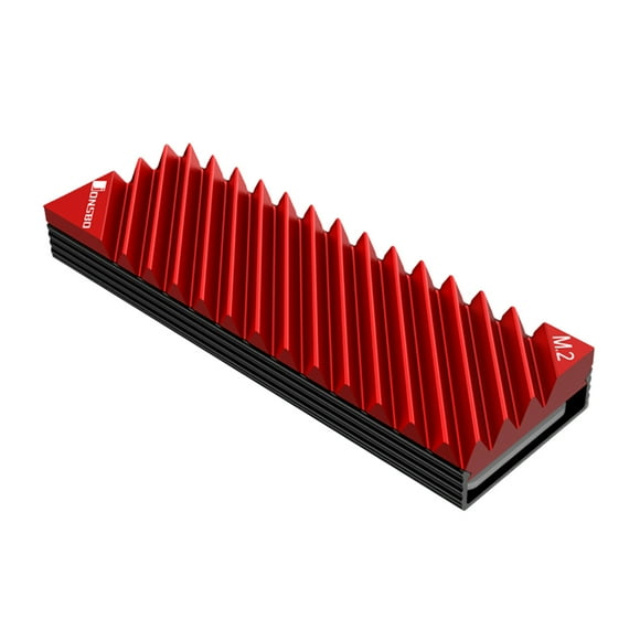 Refrigerador de la textura de la pendiente del fregadero de aluminio para M.2 2280 unidad de estado sólido