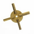 thumbnail image 4 of Universal Tool Antique Grandfather Brass Clock Key 4 Prongs - Odd Numbers, 4 of 6