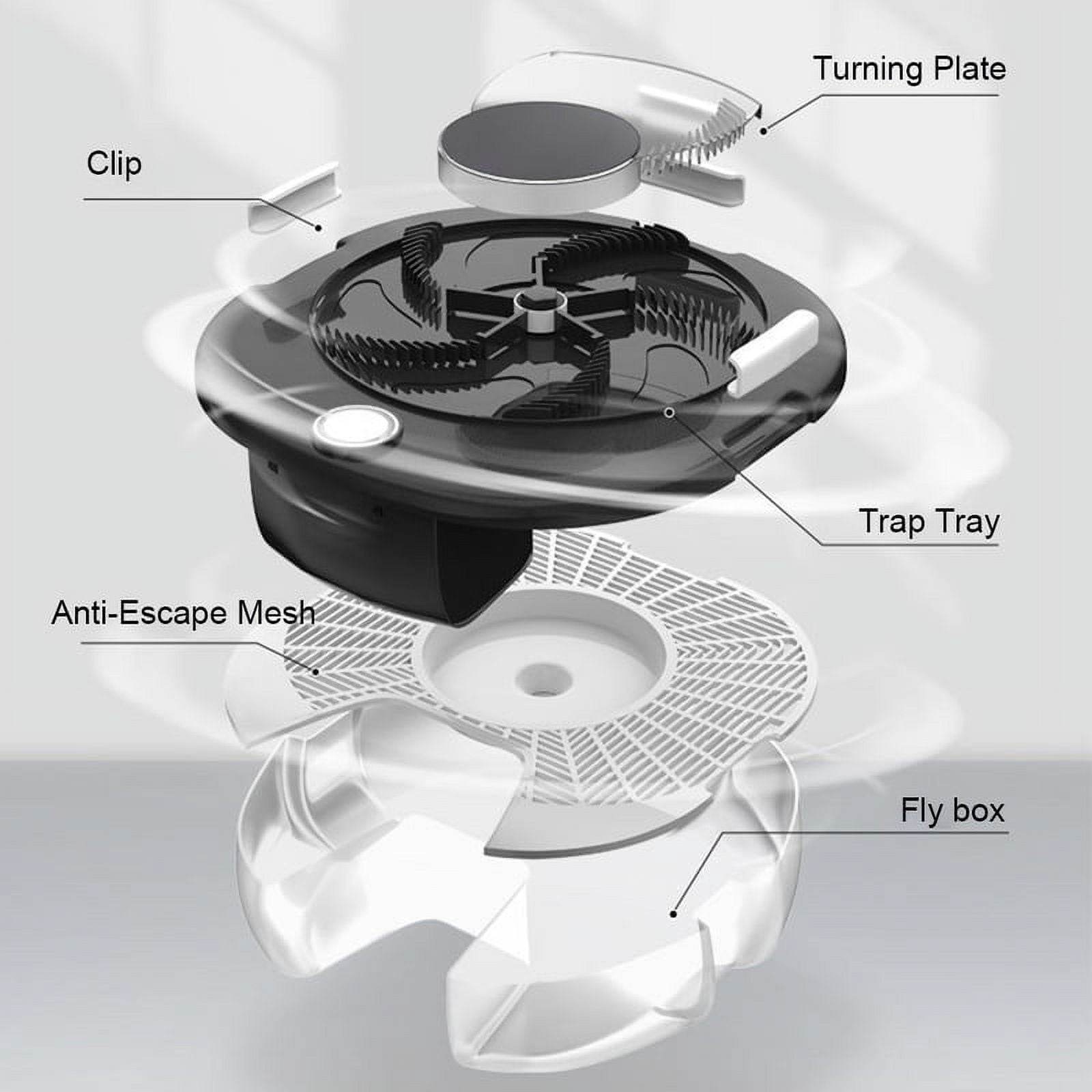 CAl Jianling CAI Jianling Electric Pest Killer Rechargeable/Plug Insect Pest Catcher Pest Reject Control Repeller Fly Trap Automatic Flycatcher