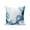Blue, variant on 1 Pack Outdoor Throw Pillow, Red Marble Stone Waterproof Pillow with Insert Included, Ink Splash Country Marble Abstract Decorative Accent Cushion Sofa Pillows for Patio Porch, 16 x 16 In