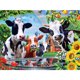 thumbnail image 1 of Kits de pintura de diamante 5D DIY gato/ganado taladro redondo completo pared decoración del hogar Likrtyny Arte deco, 1 of 9