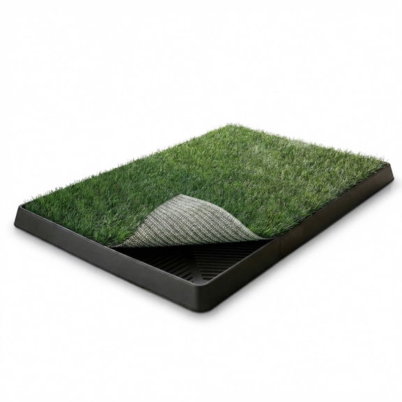 Dog Grass Potty Patch - XL 30x20, 3-Layer Pee Pad Artificial Turf for Indoor/Outdoor