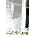 thumbnail image 4 of NACH UH-1001GRY Stylish Decorative Sylvia Euro Chic Mail Box, Galvanized, 15 x 12 x 5.25 Inches, Large, Gray, 4 of 5