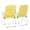 4 Pack Yellow, variant on WDZS Webbed Lawn Chairs Foldable Metal Patio Chairs Stable Steel Outdoor Chair for Camping, Fishing, Beach, Poolside, Backyard and BBQ 2 Pack Yellow