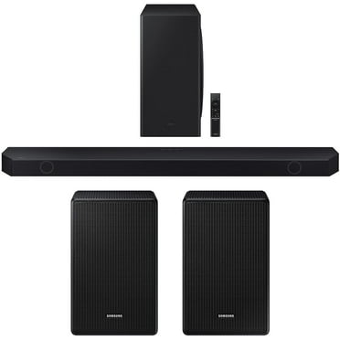 Samsung HW-Q800D Q-series 5.1.2ch Wireless Dolby ATMOS Soundbar with Q-Symphony (2024) Bundle with SWA-9500S Wireless Rear Speaker Kit