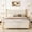 Cream, variant on Queen Size Corduroy Upholstered Bed Frame with Vertical Channel Headboard, Noise-Free Platform Bed No Box Spring Needed, Sturdy Structure & Easy Assembly, White