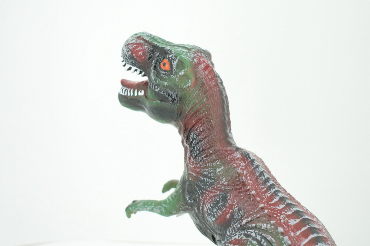 Tyrannosaurus Rex Toy, T Rex, Cretaceous Dinosaur, Hand Painted, Educational, Soft Rubber, Lifelike Model, Figurine, Replica, Gift, 13" AR04 B300