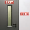 thumbnail image 6 of Uxcell 4Pcs Exit Signs with Right & Left Arrows Stickers,11.8x3.93 Inch Vinyl Self-Adhesive Sticker Paper for Indoor Outdoor Business Office Warehouse Workplace Stores,White, 6 of 6