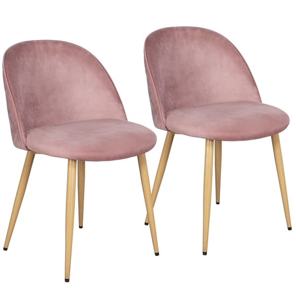 pink mid century modern chair