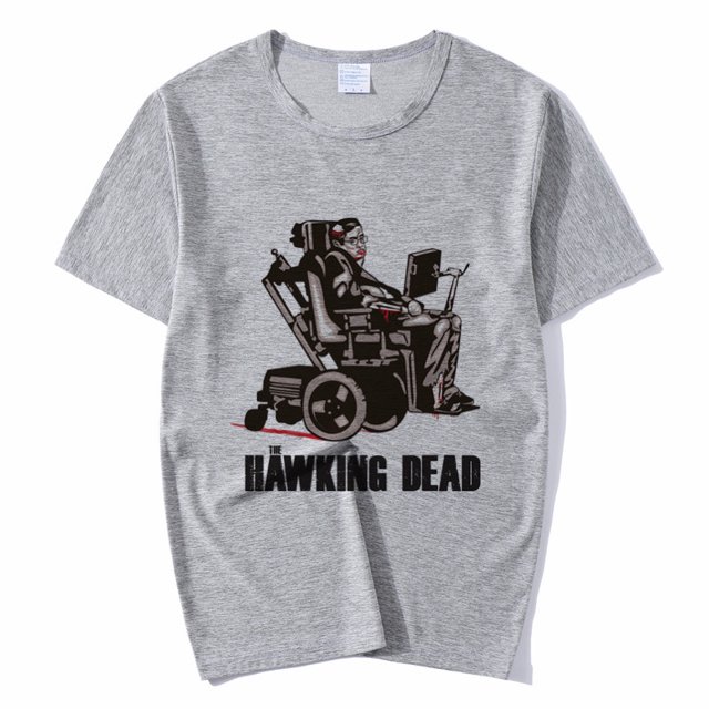 Camiseta divertida con diseño de inteligencia y citas formales de Stephen Hawking para hombres y mujeres, camiseta premium gráfica unisex para hombre