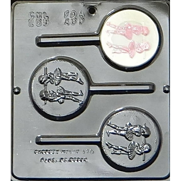 269 Ballerina Lollipop Chocolate Candy Mold