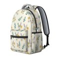 thumbnail image 2 of Pioneer Flower Floral Print Pattern Backpack for School, Cute School Bag with Adjustable Shoulder Straps and Padded Back, 15.3"x11"x7.1", 2 of 5