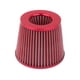 thumbnail image 3 of 76 mm de alto flujo para automóvil, ventilación automática, entrada de aire frío, filtro de ventilación, rojo universal Soledad Filtro de cono de entrada de aire, 3 of 10