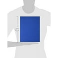 thumbnail image 3 of School Smart 084901 Leatherine 2 Pockets Heavy Duty Portfolio, Assorted Color, Pack - 25, 3 of 3