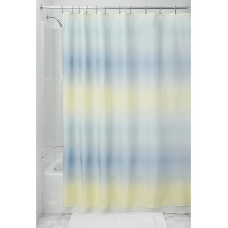 interdesign ombre stripe curtain shower fabric walmart