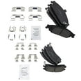thumbnail image 3 of TRQ Front & Rear Ceramic Disc Brake Pad Set for Chevy Pontiac Olds New BFA13059 Fits select: 1999-2005 PONTIAC GRAND AM, 1999-2004 OLDSMOBILE ALERO, 3 of 4
