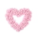 thumbnail image 2 of Guirnalda de Rosas Artificiales en Forma de Corazón - Decoración Colgante de Plástico Rosa, 13.77x13.77 pulgadas, Corona Floral Impermeable para Fiesta de Aniversario de Boda o San Valentín, 2 of 9