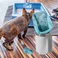 thumbnail image 4 of Arena para gatos, arena para gatos, arena para gatos portátil, pala para arena de gatos con almacenamiento para la limpieza, 4 of 6