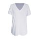 thumbnail image 5 of Fiudx Camisetas para Mujer Camiseta de Manga Corta Holgada con Cuello En V Liso Informal a La Moda para Mujer, 5 of 7