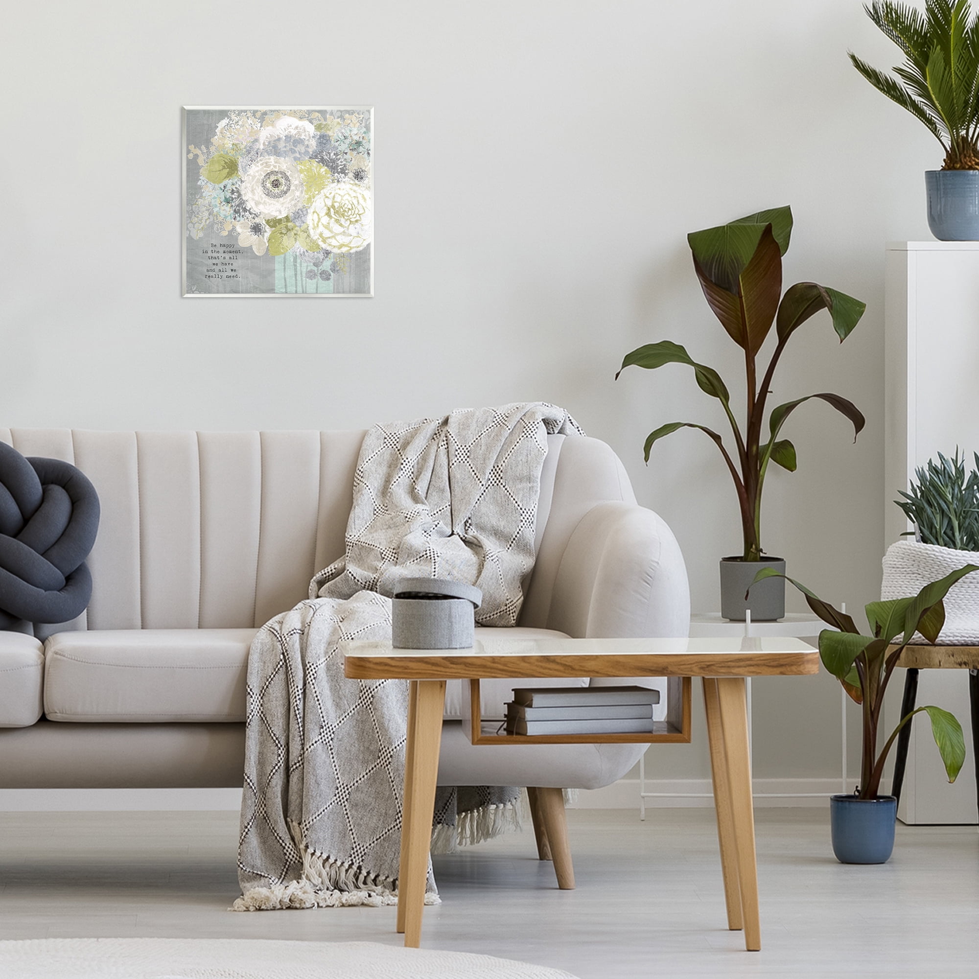 Stupell Industries Happy In The Moment Wall Plaque Art, design by Suzanne Nicoll