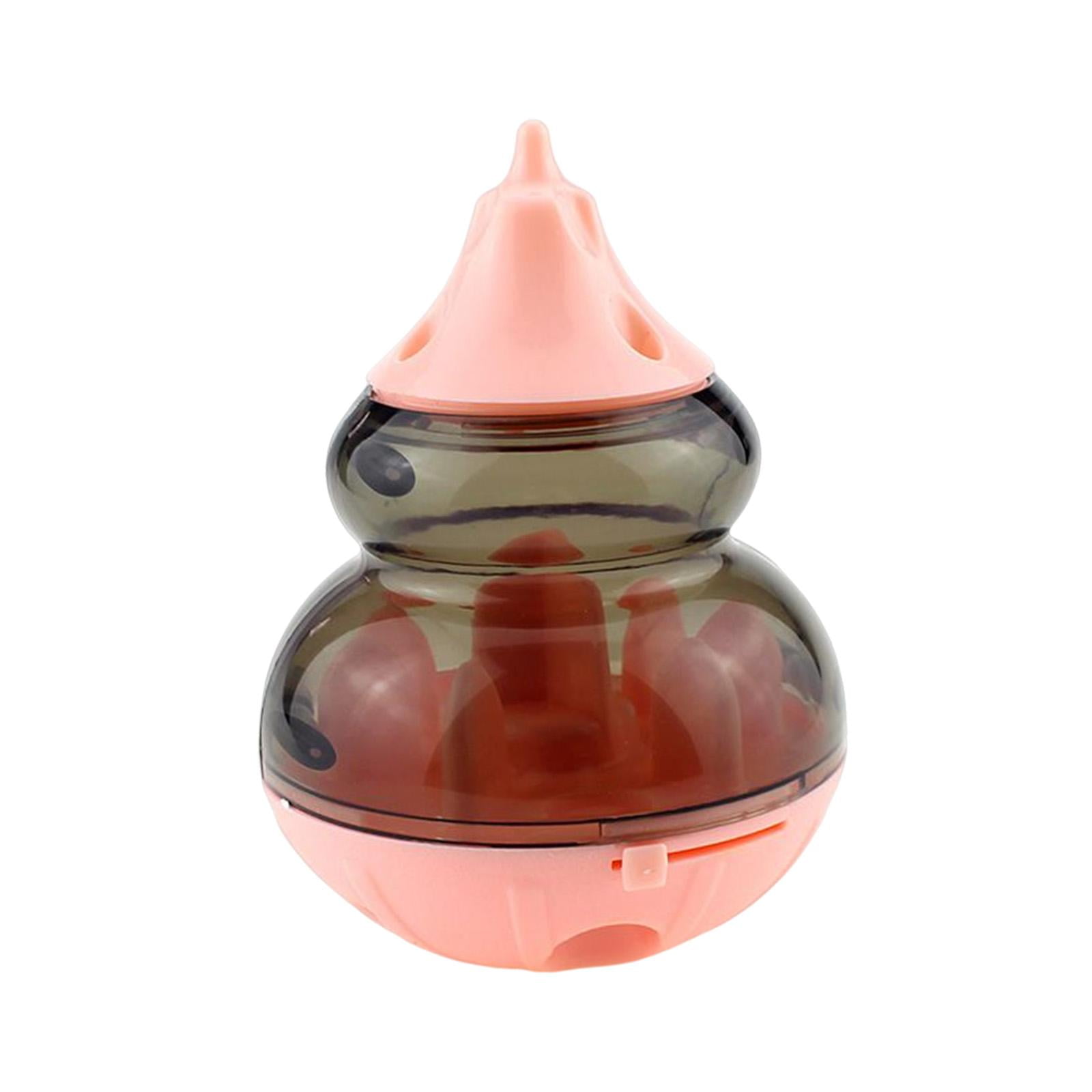 Dog Tumbler Leaking Food Toy Dog Puzzle Toy Feeder Toys for Fun Feeding Pets Pink