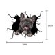 thumbnail image 2 of Pegatinas de baño pegatina de pared perro grieta coche pegatina nevera decoración del hogar Pitbull Dachshund Husky Bulldog grieta decoración del hogar JAMW Sencillez, 2 of 5