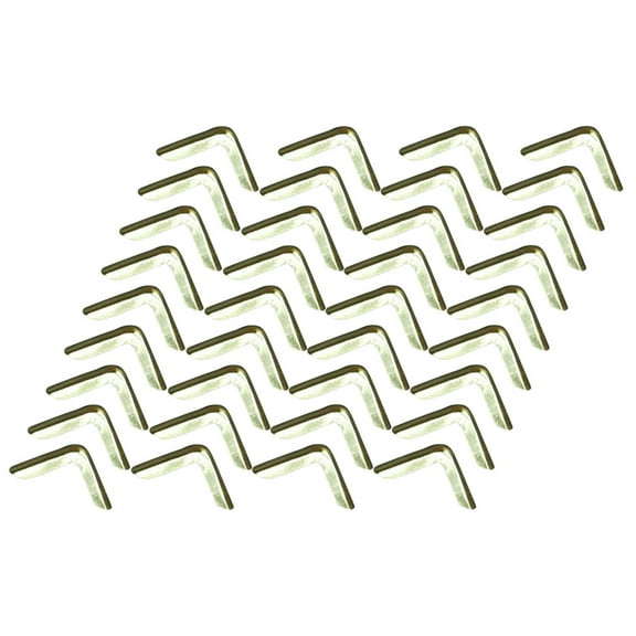 100 Pcs Notebook Corner Protector Gold Decor Vintage Edges Cover Album Protectors Metal Corners