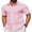 Pink, variant on COOFANDY Men' Cotton Shirts Short Sleeve Casual Button Down Shirts Summer Beach Wedding Shirts