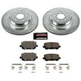 thumbnail image 3 of PowerStop Rear Z23 Evolution Sport Carbon-Fiber Ceramic Brake Pad and Drilled & Slotted Rotor Kit Fits: DODGE Select Models K7052, 3 of 10
