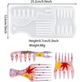 thumbnail image 5 of 1pcs Silicone Comb Mould, Wide Tooth Comb Resin Mould, Afro Comb Resin Mould, Epoxy Hair Comb Mould, 5 of 5