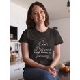thumbnail image 2 of "Princess Are Born In January" Cute Birthday Quote Women Black T-Shirt, Female Medium, 2 of 4