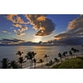 thumbnail image 2 of Sunset over Kaanapali Beach Wall Mural by Wallmonkeys Peel and Stick Graphic (36 in W x 24 in H) WM68833, 2 of 4