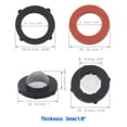 thumbnail image 3 of 3/4” Garden Hose Washers with Filter Screen, 40Packs Hose Rubber Seals Gasket and Mesh Filter Set, 4 Kinds O-Rings for Standard 3/4“ Garden Hose Fittings and 5/8” Washing Machine Connector, 3 of 4