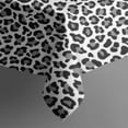 thumbnail image 3 of Black Leopard Print Rectangle Tablecloth 60"x120",Waterproof Polyester Rectangle Table Cloth, Wipeable Spillproof Polyester Tablecloth for Dining, Camping, Indoor and Outdoor, 3 of 6