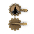 thumbnail image 1 of Tocado de flor de metal vintage Tokyo Tokyo Tower, 1 of 3