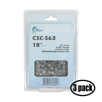 2 Pack Replacement 18-Inch S63 91PX Chainsaw Chain for Greenworks