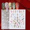 thumbnail image 2 of Wmool 1sheet Snake Pattern Nail Art Sticker Nail Decals Nail Decoration, 2 of 8