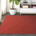 thumbnail image 2 of Garland Rug Quatro Polypropylene Chili Red Indoor Area Rug, 4' x 6', 2 of 7