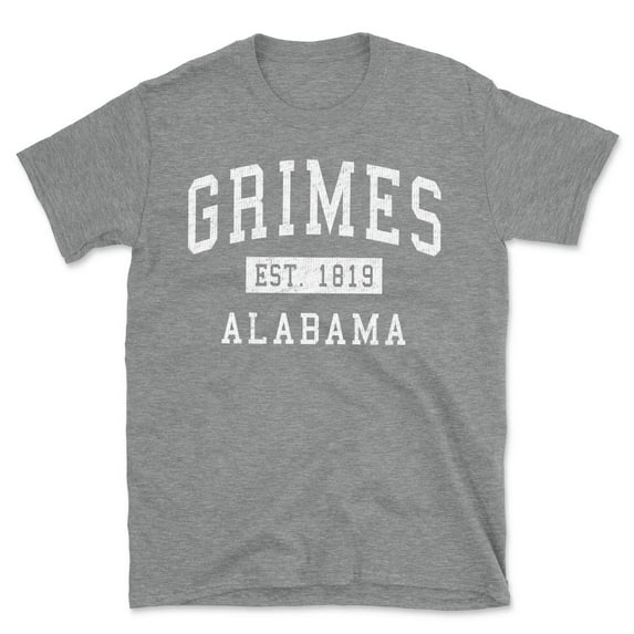 Grimes Alabama Classic Established Men's Cotton T-Shirt