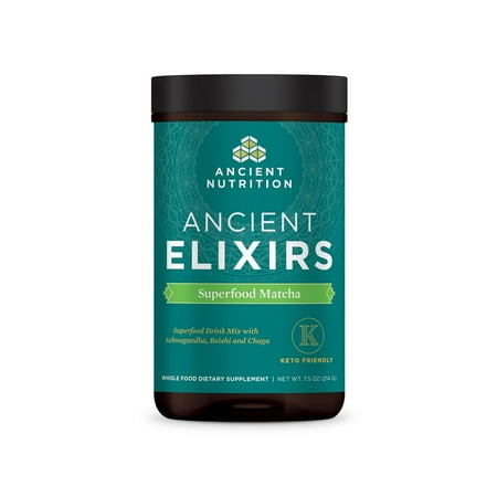 Ancient Nutrition - Ancient Elixir Superfood Matcha -- 7.5 Oz
