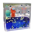 thumbnail image 2 of Adornos de acrílico para sala de estudio con diseño de astronauta cuadrado y arenas movedizas, descompresión dinámica naranja, 2 of 9