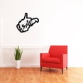 thumbnail image 2 of West Virginia Home State Silhouette Solid Steel Home Decor Decorative Accent Metal Art Wall Sign, 2 of 3