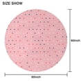 thumbnail image 6 of Fashionable Round Tablecloth 60x60in(153x153cm) – Waterproof Polyester Table Cover with Full Print Design, Wrinkle Resistant & Washable for Kitchen Dining Party Decor, 6 of 6