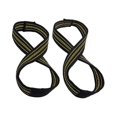 thumbnail image 2 of 2 uds figura 8 correas de levantamiento de pesas Deadlift correa de muñeca Pull-ups soporte de muñeca gimnasio Baobao, 2 of 5