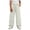 Gray, variant on Loopsun Kids Girls Pants 5 to 16 Years Solid Drawstring Wide Leg Cargo Trousers