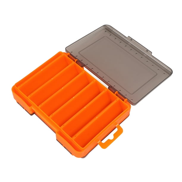 Fishing Lure Tackle Box,Double Sided Lure Box Breathable Space Saving  Portable Waterproof Lure Box With Handle For Fishing 