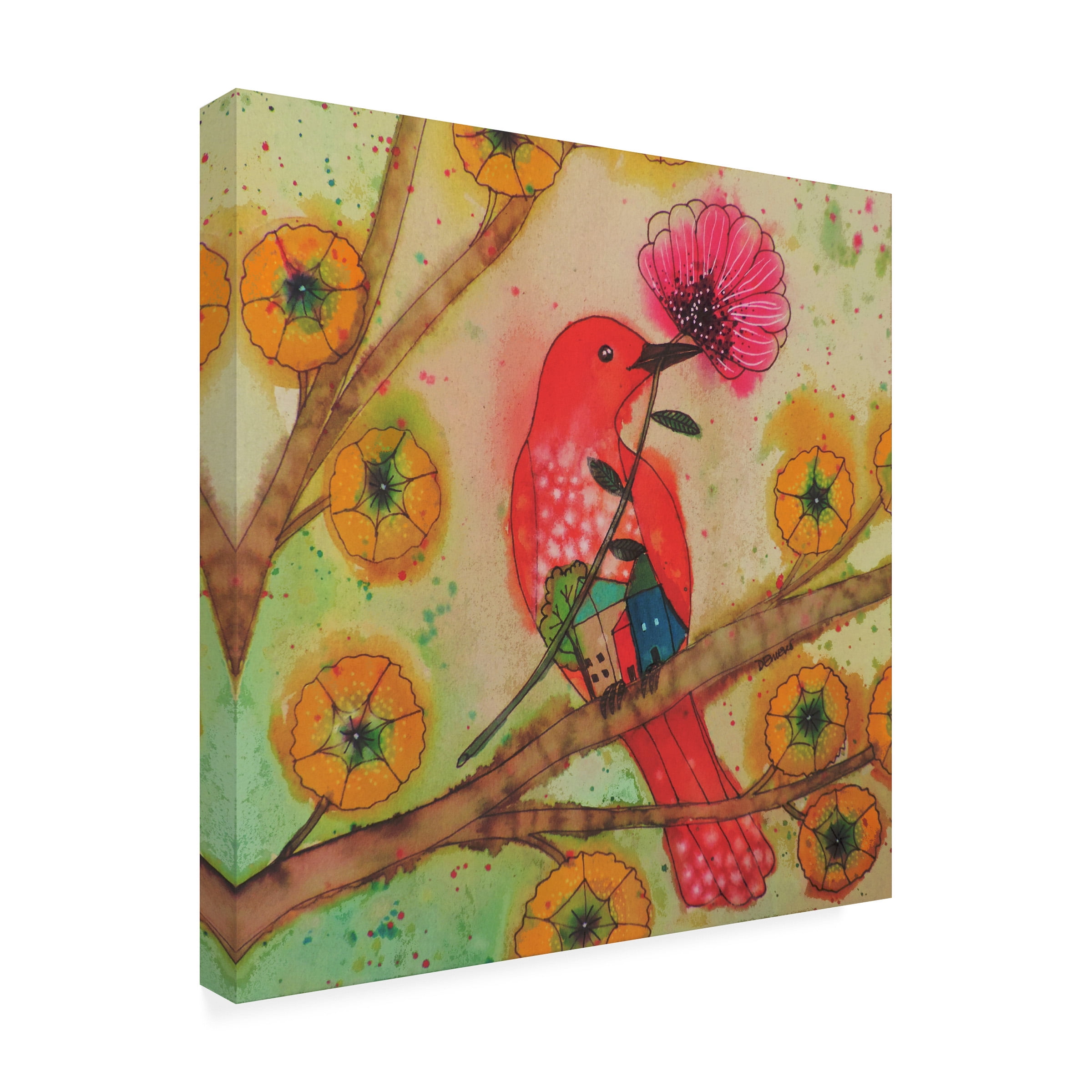 Sylvie Demers 'Ta Venue' Canvas Art