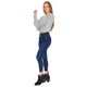 thumbnail image 2 of Blusa Manga Larga Gigot Top Moda Juvenil Casual Suave gris XG Incógnita 550342, 2 of 5