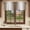 Brown, variant on Orange White Ombre Valances for Windows, Decorative Rod Pocket Window Valance Curtains, Farmhouse Country Minimalist Art Short Curtain Drapes for Kitchen/Bathroom/Living Room, 2 Panels, 42" W x 12" L